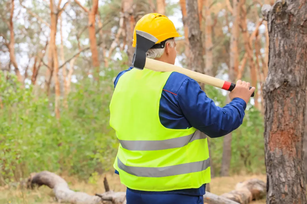 Travaux forestier à Roquelaure
